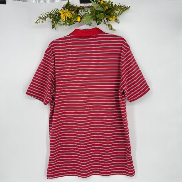 Peter Millar Southern Comfort Polo Mens Size Medium Striped Golf Humming Bird - Picture 8 of 11